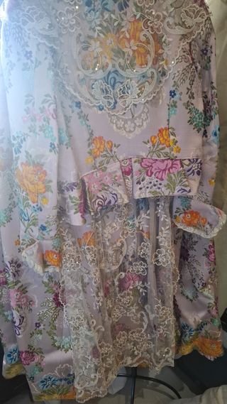 Traje de Fallera 7-10 años con Manteletas