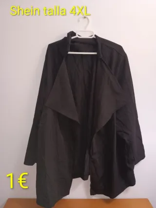 Chaqueta poncho Shein talla 4XL