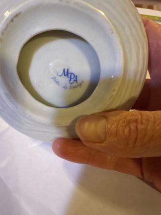 Posacenere / svuotatasche in porcellana Limoges