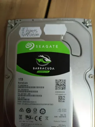 Disco Duro Seagate BarraCuda 3.5" 1TB SATA3