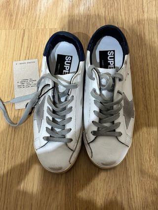 Golden Goose Superstar Gris/Blanco