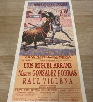 Cartel Novillada Mixta Torremocha del Jarama