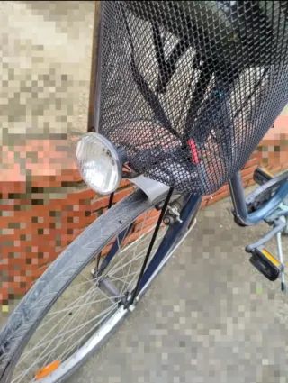 Bicicleta Paseo Decathlon Azul