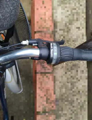 Bicicleta Paseo Decathlon Azul