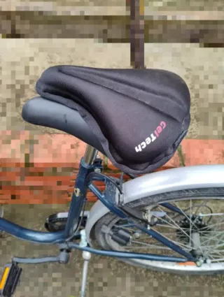 Bicicleta Paseo Decathlon Azul