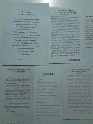 Santini dedicati alla Madonna