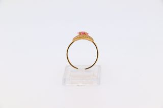 LANZADERA CIRCONITAS PIEDRA ROSA.