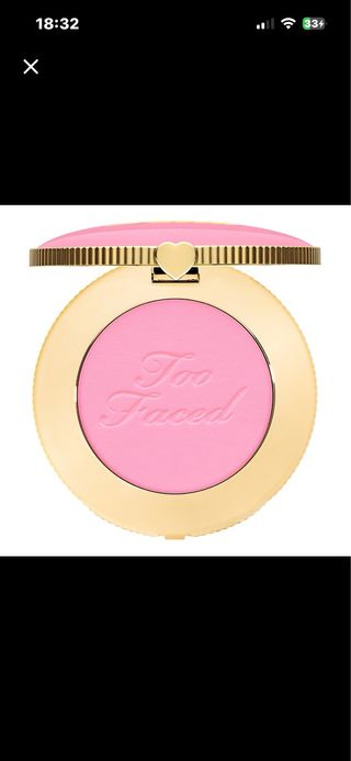 Colorete Too Faced Rosa y Dorado