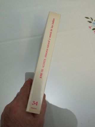 Historia natural y moral de las Indias