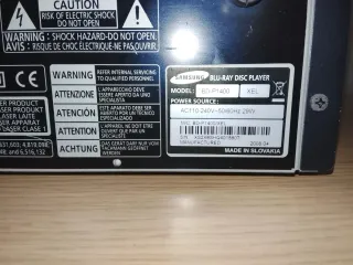 Reproductor Blu-Ray Samsung BD-P1400