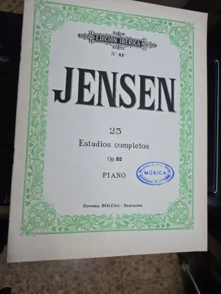 Jensen 25 Estudios Op.32 Piano