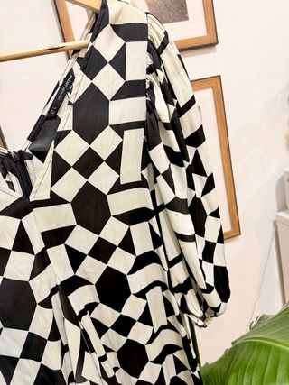 Vestido Sfera estampado geométrico