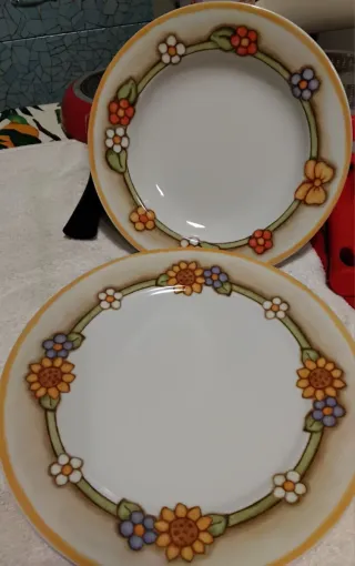 Thun Set 2 Piatti Country Porcellana