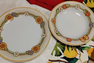 Thun Set 2 Piatti Country Porcellana