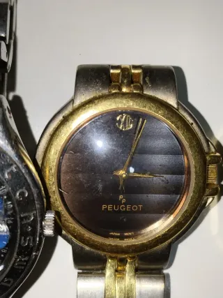 Lote 3 Relojes: Bulova, Peugeot, Swatch