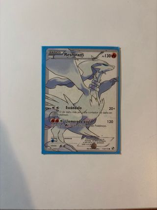 Carta Pokémon Reshiram pokemon black & white