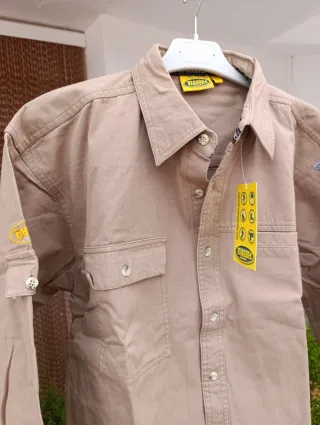 Camisa paredes arena beige talla XXL