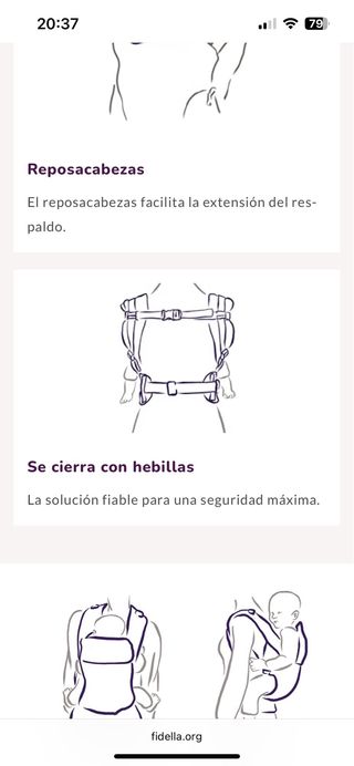 Mochila Porta Bebé Fidella Rosa