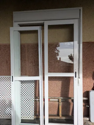 Balconera de Aluminio Blanca 215*120