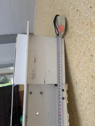 Balconera de Aluminio Blanca 215*120