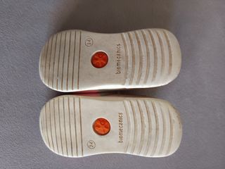 Scarpe bimba Biomecanics n. 24 rosa/gialle