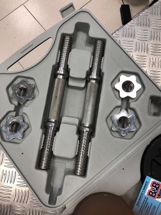 Kit Mancuernas Domyos 20kg Maletín