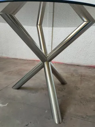 Mesa Renato Zevi Cuatro Sillas Cesca Mid Century