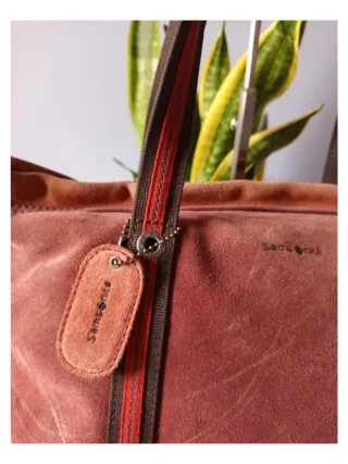 Borsa Samsonite in puro Camoscio