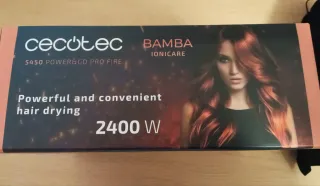 Secador Cecotec 5450 Bamba Ionicare 2400W plegable