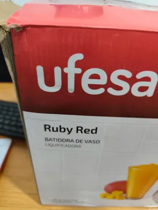 Vaso Batidora Ufesa Ruby Red