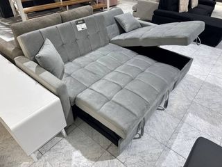 Sofá Gris Cama Reclinable Nuevo Embalaje Fábrica