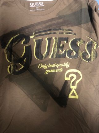 Maglia Guess manica lunga verde militare taglia 16