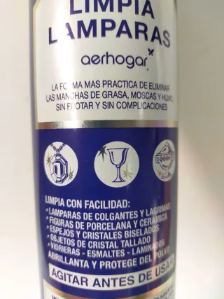 Limpia Lamparas en Spray para el Hogar