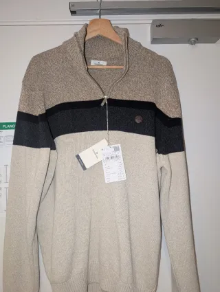 Jersey Springfield tricolor cremallera Talla L