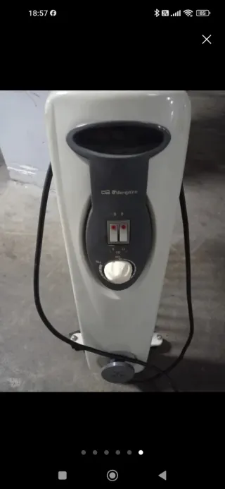 Radiador Eléctrico Orbegozo Blanco