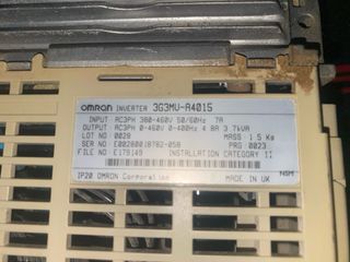 Variador Omron SYSDRIVE 3G3MV INVERTER 1.5kW