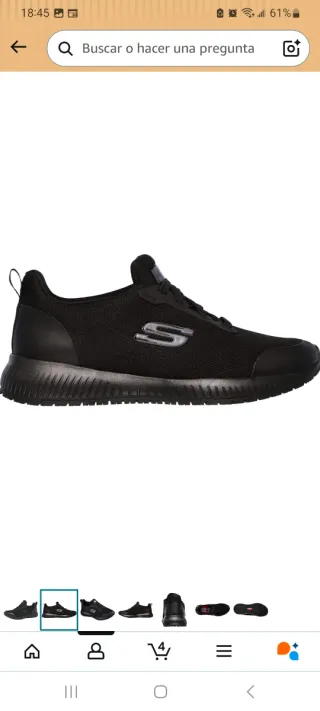 Skechers Work Relaxed Fit Memory Foam Zapatos