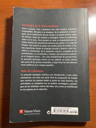 Antologia De La Lirica Amorosa