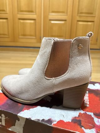 Botines Xti Antelina Nude Talla 40