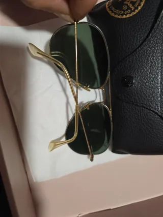 Gafas de sol Ray-Ban doradas