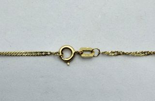 Cadena Singapur de oro de 18k, 3.15 g, 51 cm.