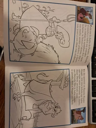 Zafarrancho en el rancho. Un cuento para colorear