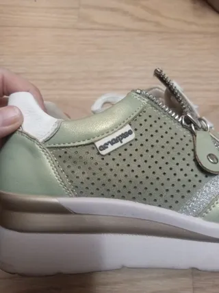 Bambas de vestir verdes Amarpies talla 37