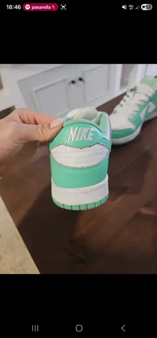 Nike Dunk Low Verde y Blanco