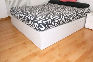 Estructura cama Matrimonio Kendra Blanca