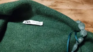 Jersey Zara Verde Nuevo