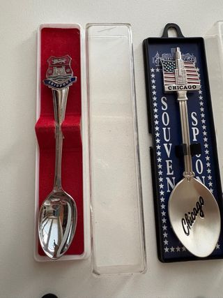 10 Cucchiaini da collezione. Nuovi in scatola