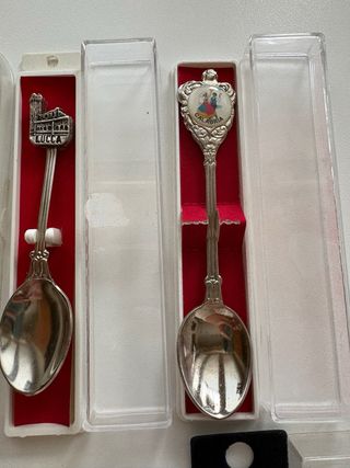 10 Cucchiaini da collezione. Nuovi in scatola