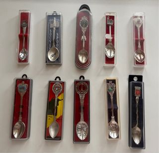 10 Cucchiaini da collezione. Nuovi in scatola