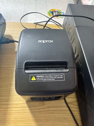 TPV con Impresora de Tickets Negra